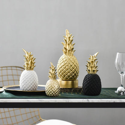 Glossy Resin Pineapple Ornament, Three Sizes, view 3