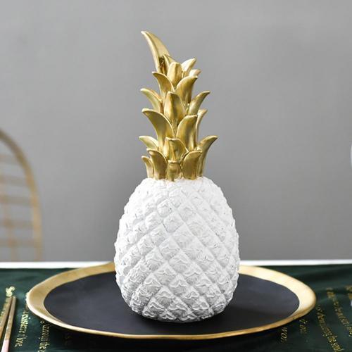 Glossy Resin Pineapple Ornament, Three Sizes, view 6