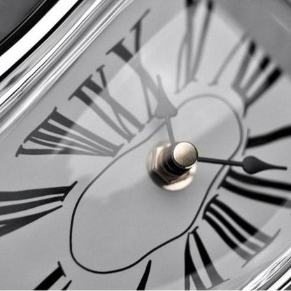 Surrealist Melting Clock, Drapes Over a Shelf Edge, view 7
