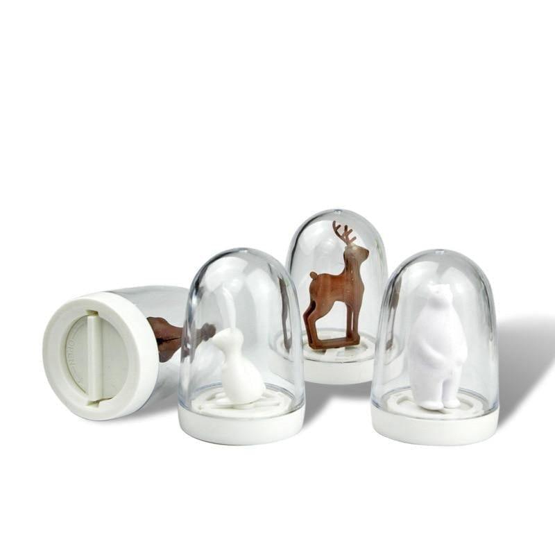 Mini Spice Shaker Set of 4, Animal or Season Styles, view 2