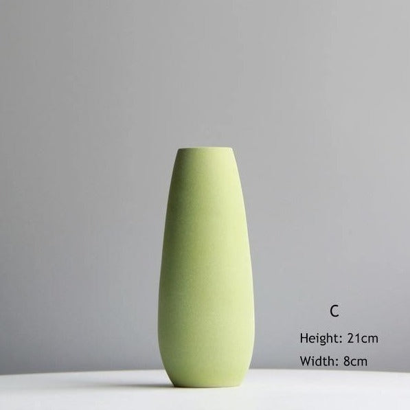 Small Pastel Ceramic Vase for Cut Flowers, view 6