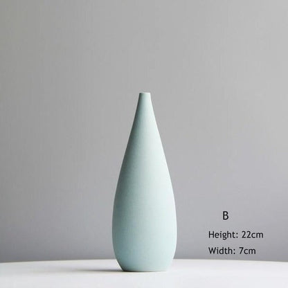 Small Pastel Ceramic Vase for Cut Flowers, view 9