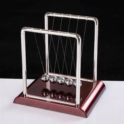 Mini Newton's Cradle Desk Toy in Steel, view 5