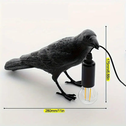 Raven Bird Lamp, Table or Wall Mounted, 12 in, view 11