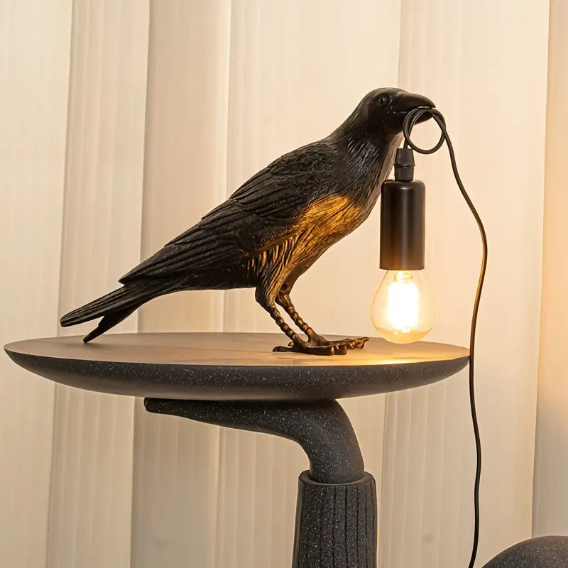 Raven Bird Lamp, Table or Wall Mounted, 12 in, view 2