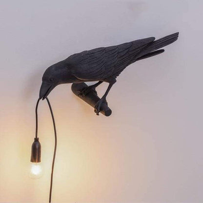 Raven Bird Lamp, Table or Wall Mounted, 12 in, view 9