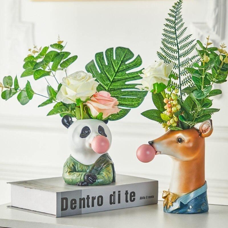 Bubblegum Animal Bust Vase in Five Styles, view 16