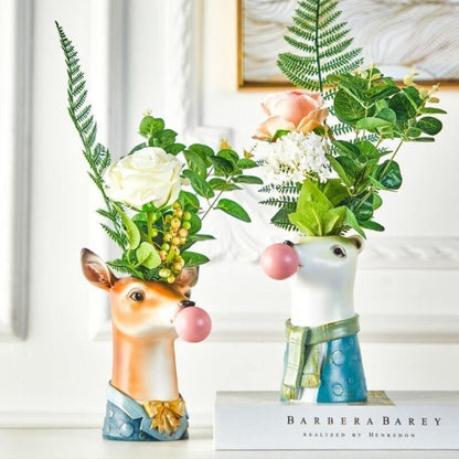 Bubblegum Animal Bust Vase in Five Styles, view 26