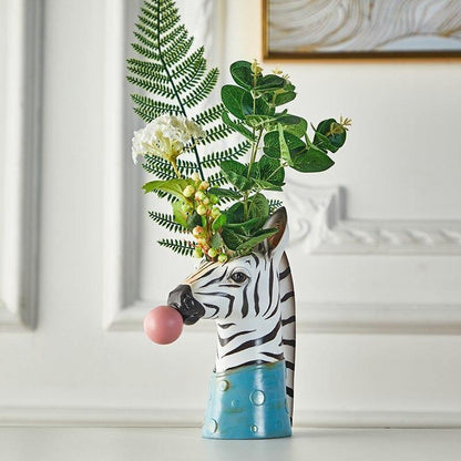 Bubblegum Animal Bust Vase in Five Styles, view 8