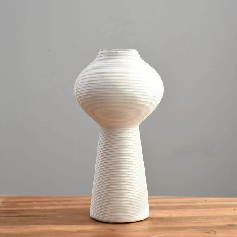 Off White Ceramic Vase, Six Shapes to Choose From, view 9