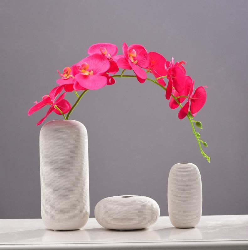 Off White Ceramic Vase, Six Shapes to Choose From, view 2