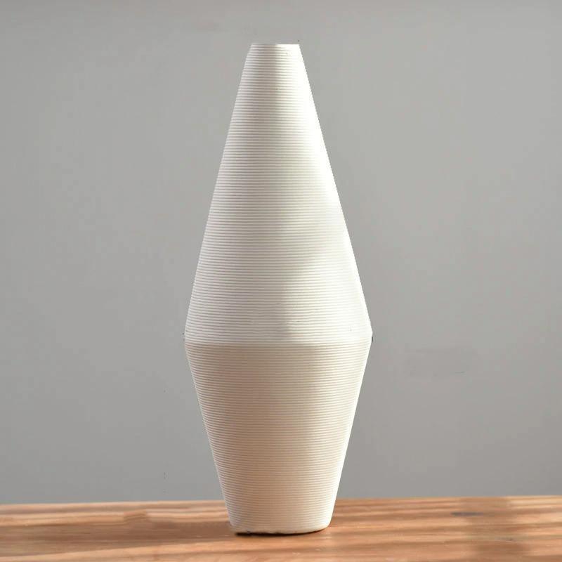 Off White Ceramic Vase, Six Shapes to Choose From, view 7