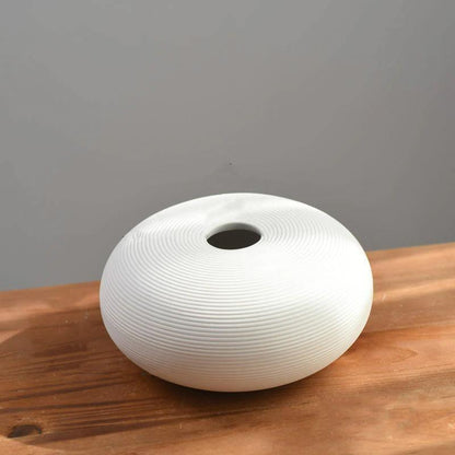 Off White Ceramic Vase, Six Shapes to Choose From, view 11