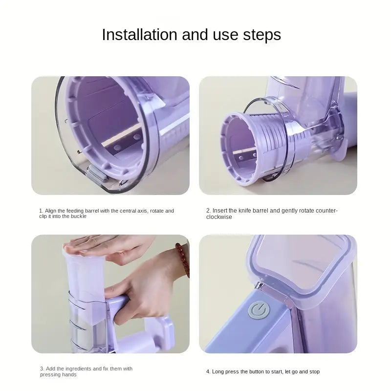 Cordless Electric Food Slicer and Shredder, view 2