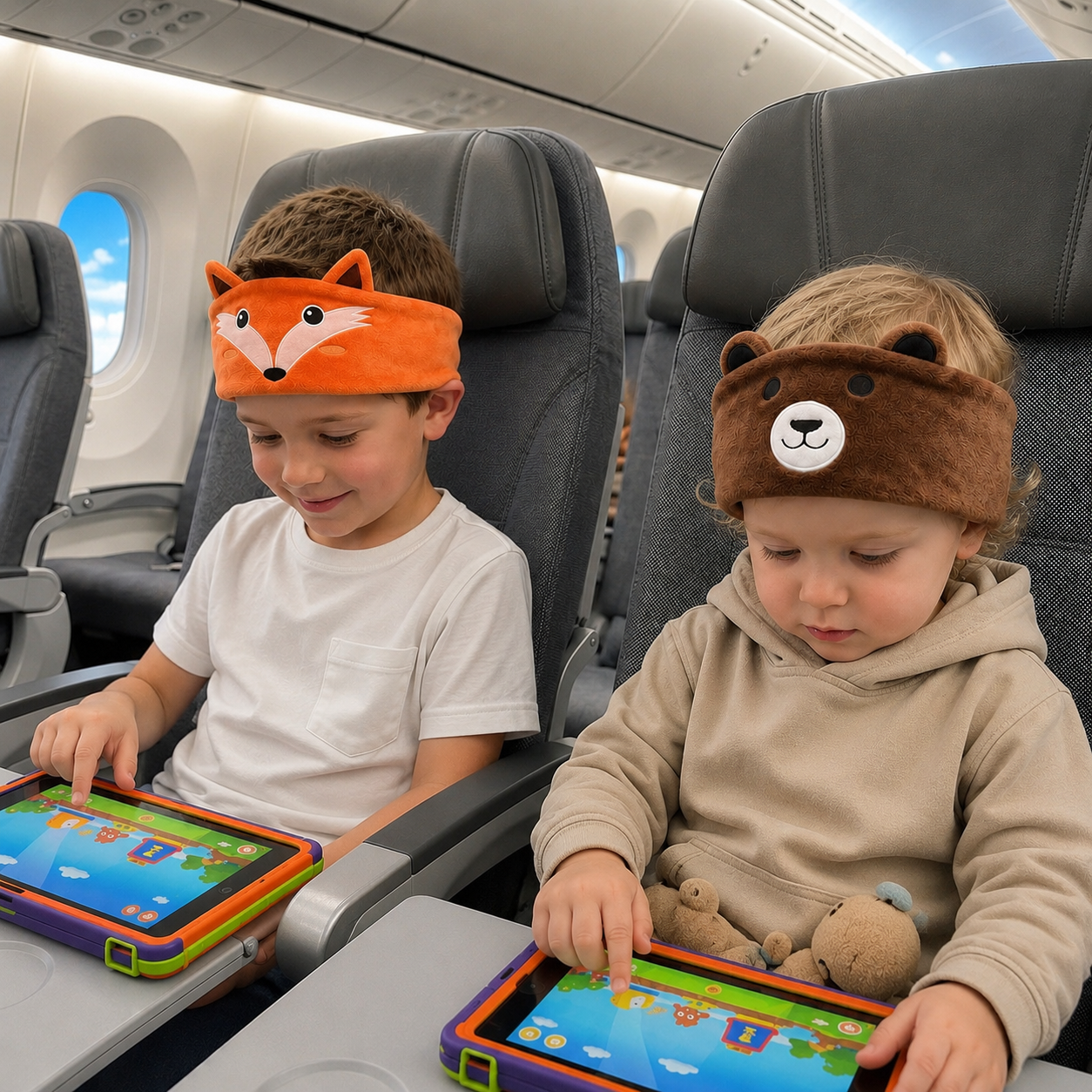 Kids' Fleece Sleep Headband with Bluetooth Speakers