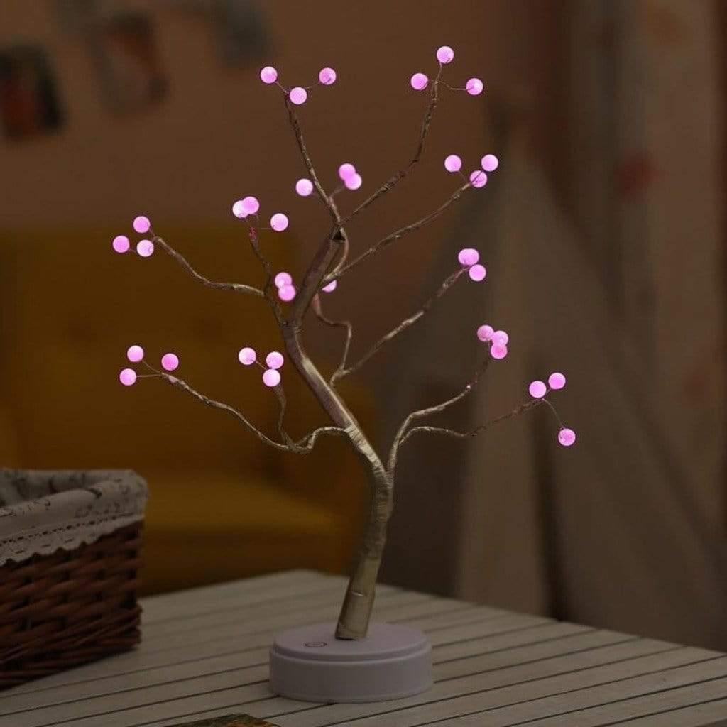 LED Tree Table Lamp, Six Styles, 36 or 108 Lights, view 3