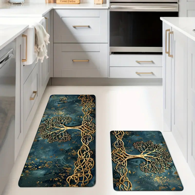 Tree of Life Doormat and Kitchen Runner, Non Slip, view 3