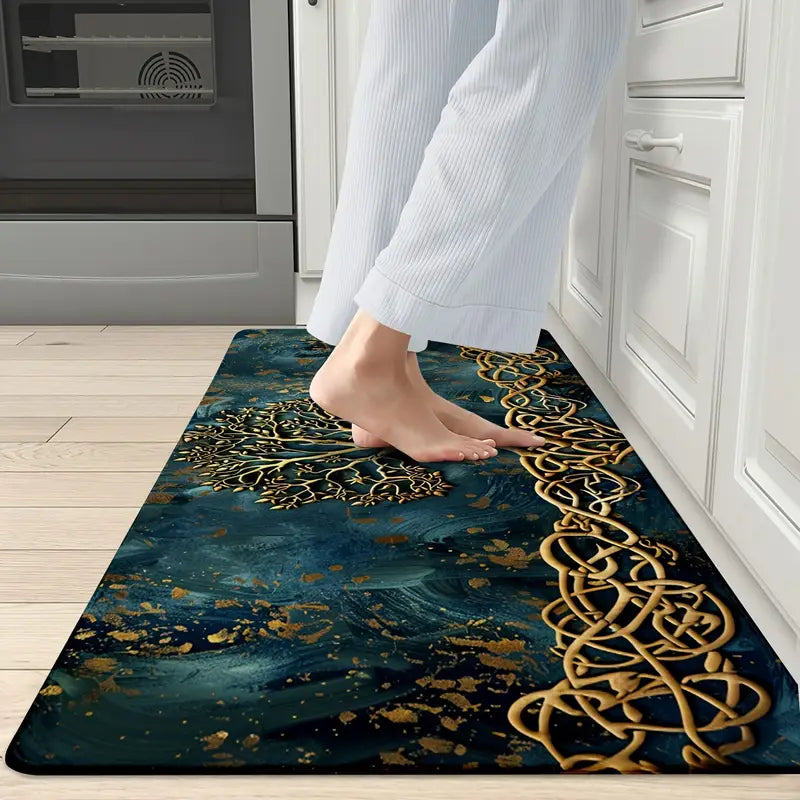 Tree of Life Doormat and Kitchen Runner, Non Slip, view 2